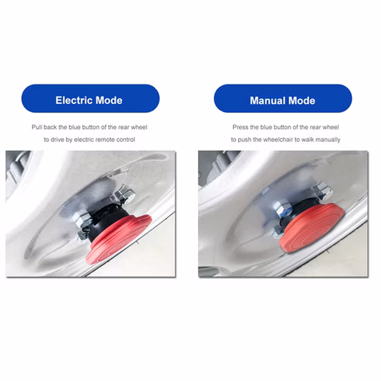 250W Brush Motor Light Foldable Electric Wheelchair