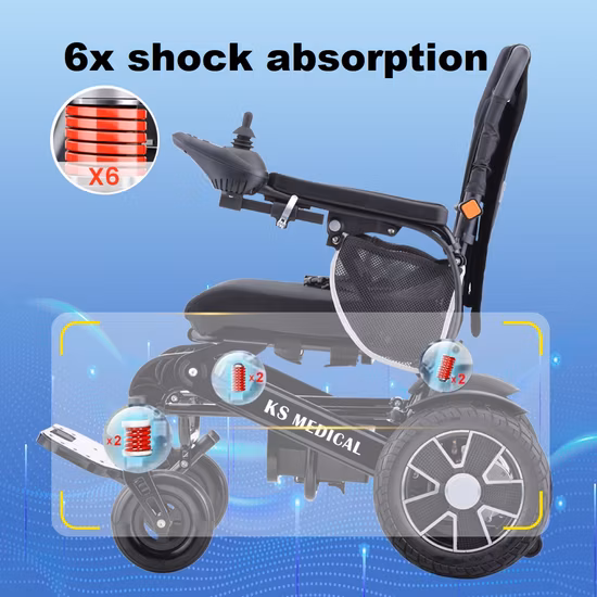 High Quality Foldable Electric Wheelchair for Adults and Seniors